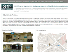Tablet Screenshot of cartoriodepirituba.com.br